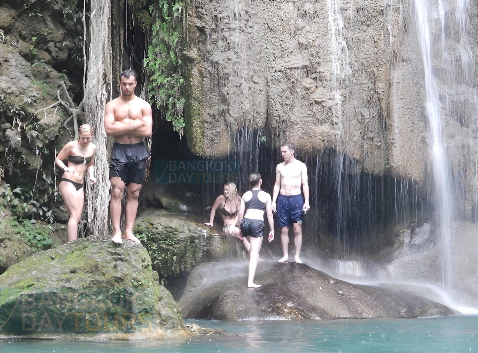 Erawan Waterfall by Bangkok Day Tours